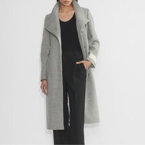 Babaton coat 100% wool size S the Connor long coat